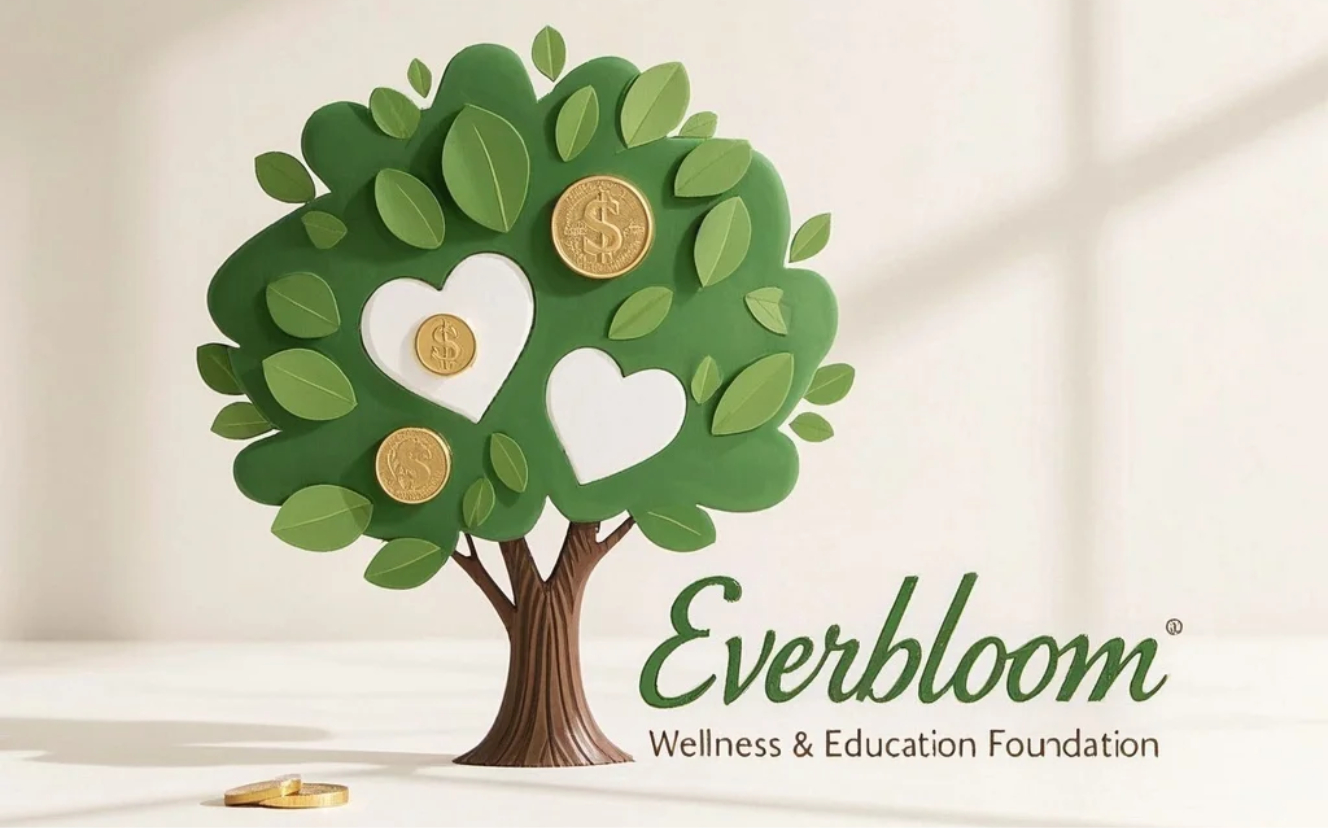 Everbloom — a tree symbolizing growth and giving